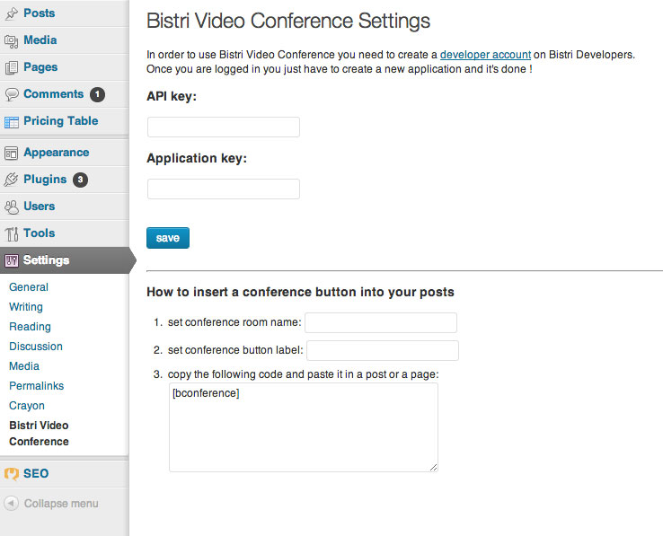 Wordpress-Video-Conference-Plugin Screenshot1